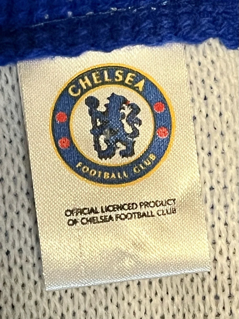 Chelsea FC Blue Soccer Supporter Scarf